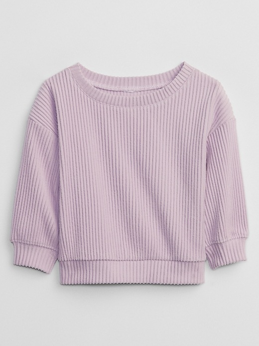 View large product image 1 of 1. babyGap Ribbed Sweatshirt