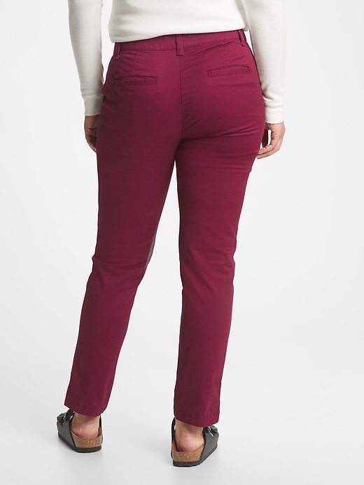 Image number 2 showing, Stretch Twill Girlfriend Khakis