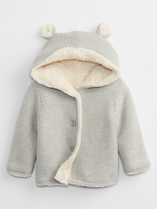 Image number 4 showing, Baby Sherpa-Lined Cardigan