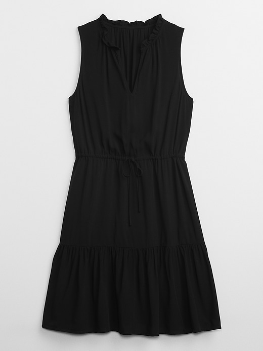 Image number 7 showing, Sleeveless Splitneck Mini Dress