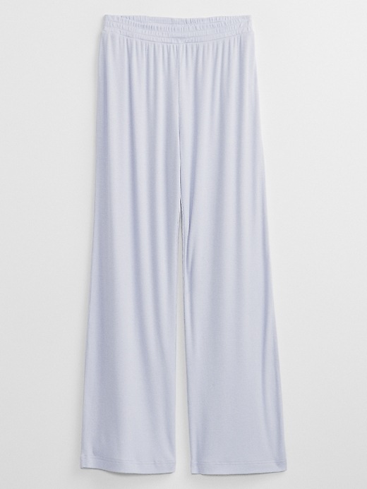 Image number 3 showing, Ribbed Straight PJ Pants