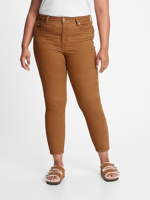 Image number 5 showing, High Rise Corduroy Jeggings with Washwell