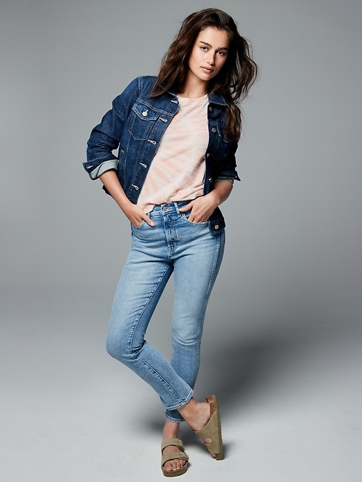 Image number 2 showing, High Rise Vintage Slim Jeans with Washwell