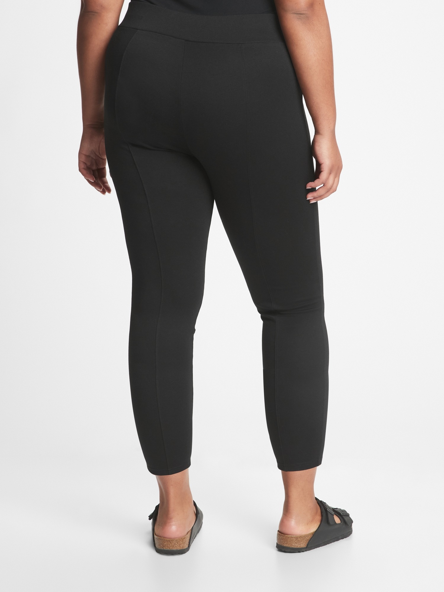 High Rise Seamed Ponte Leggings | Gap 