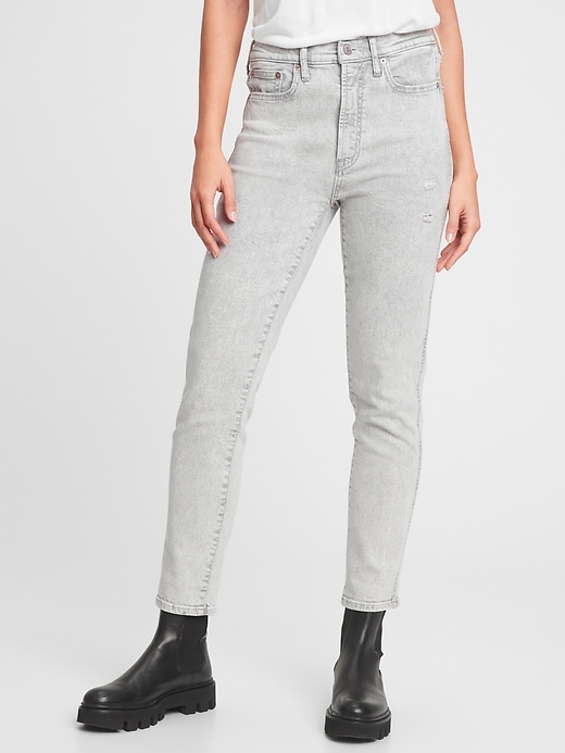 Image number 1 showing, High Rise Vintage Slim Jeans