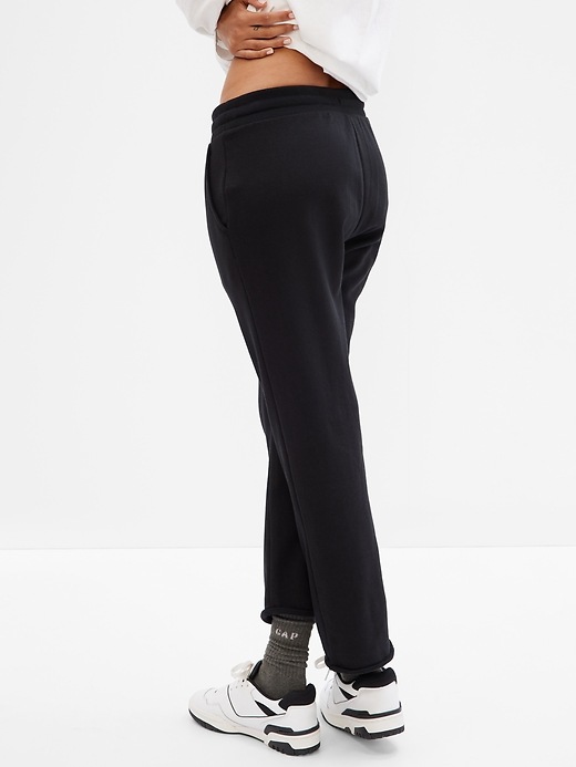 Image number 2 showing, French Terry Straight Crop Pants