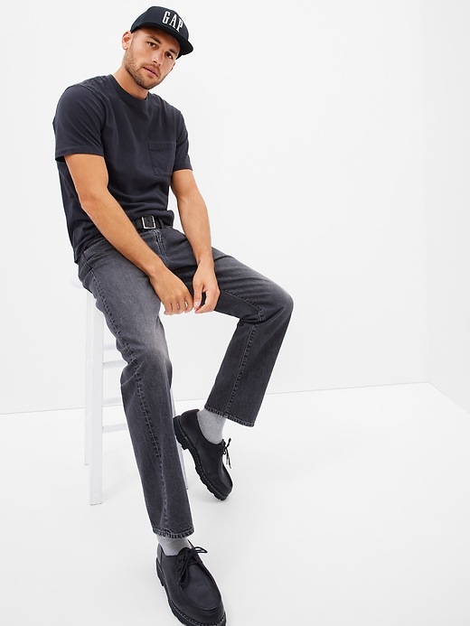 Image number 1 showing, '90s Original Straight Jeans with Washwell