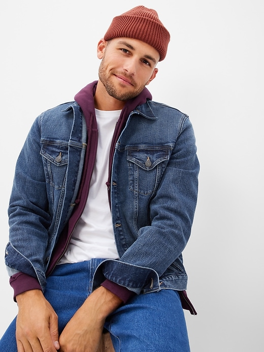 Image number 1 showing, Icon Denim Jacket with Washwell