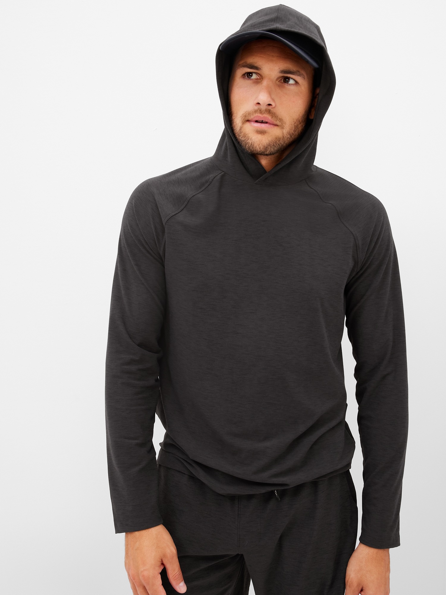 GapFit Brushed Jersey Hoodie Gap Factory