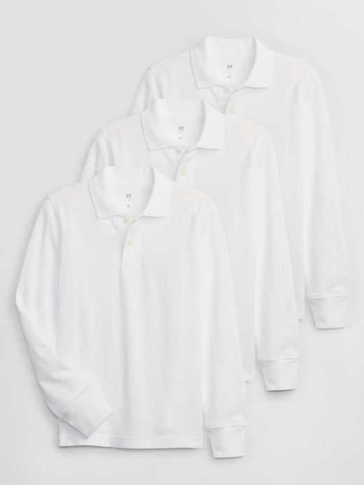 View large product image 1 of 1. Kids Uniform Polo Shirt (3-Pack)