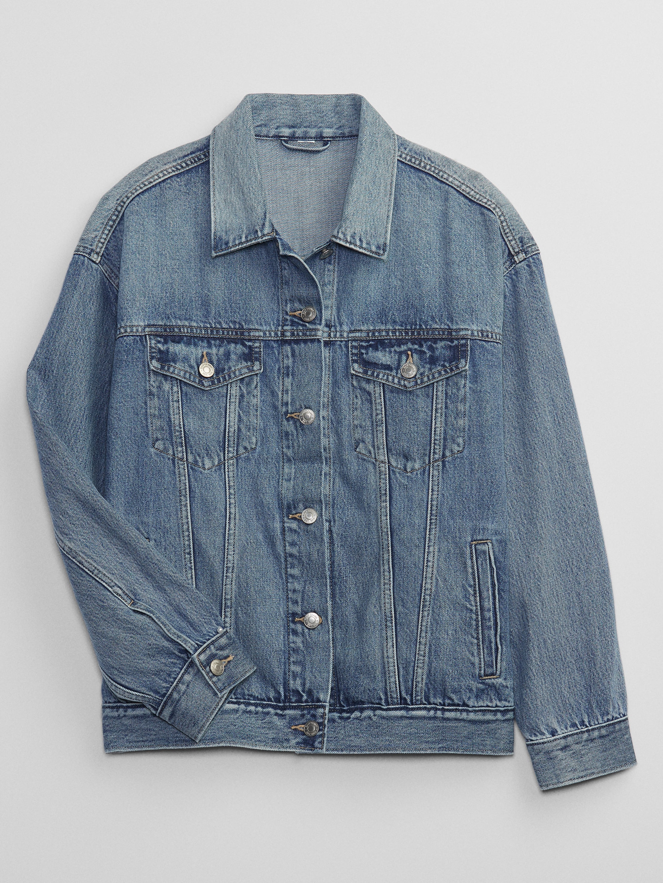 Oversized Icon Denim Jacket | Gap Factory