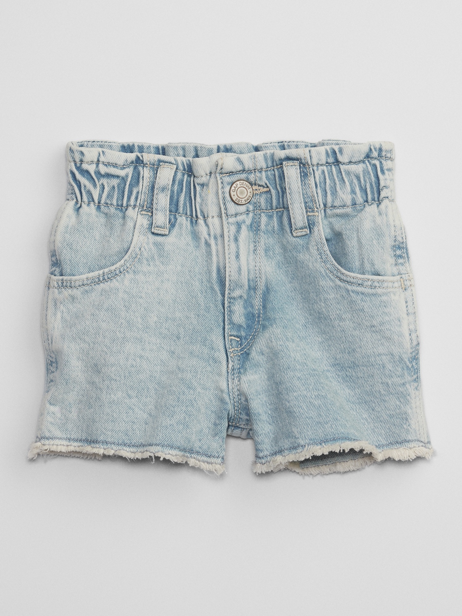 babyGap Paperbag Mom Jean Shorts with Washwell