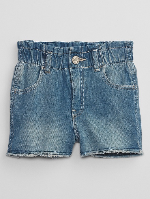 Image number 1 showing, babyGap Paperbag Mom Jean Shorts