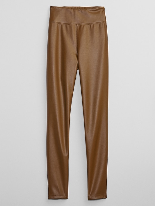 Image number 3 showing, Faux-Leather Leggings