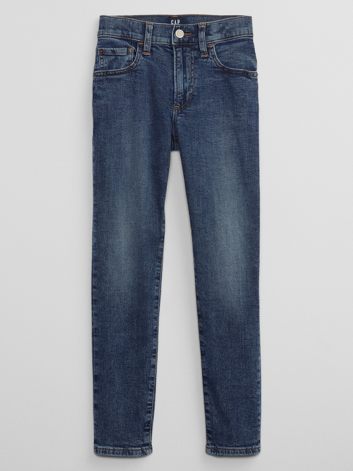 Kids Slim Taper Jeans with Washwell