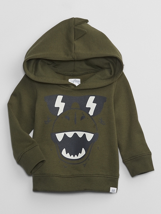 View large product image 1 of 2. babyGap 3D Graphic Hoodie