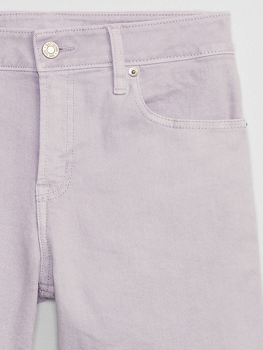 Image number 4 showing, 5.5" Mid Rise Denim Shorts with Washwell