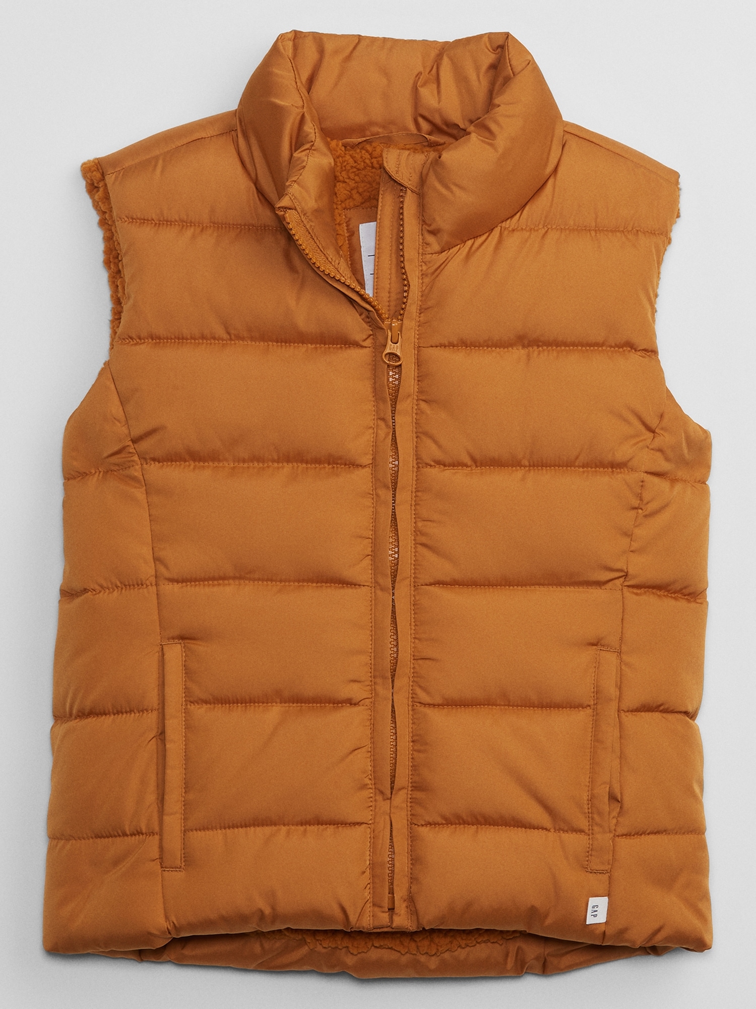 Kids ColdControl Sherpa Puffer Vest | Gap Factory