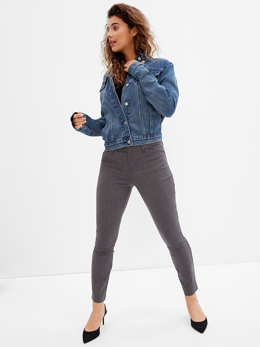 View large product image 1 of 1. Skinny Ankle Pants in Bi-Stretch