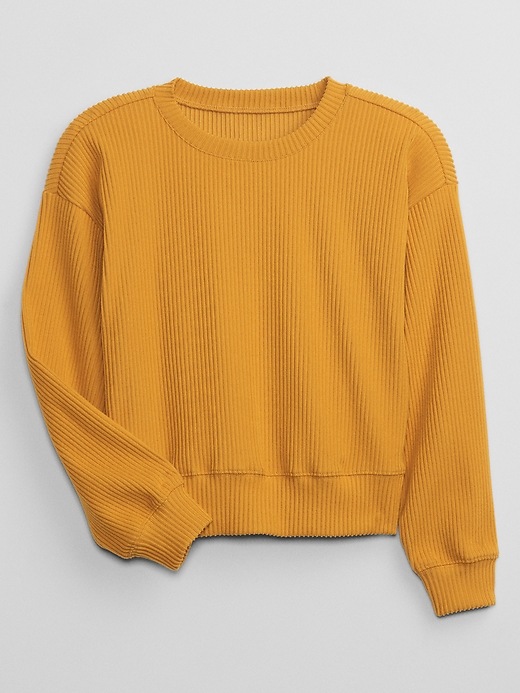 View large product image 1 of 1. Kids Ribbed Sweatshirt