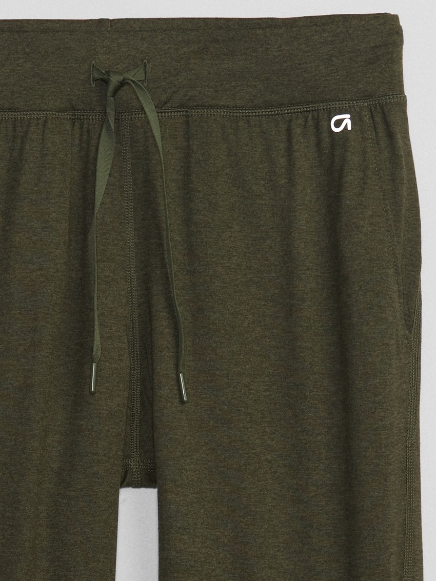 gap brushed tech jersey joggers
