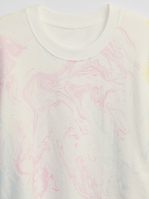 ElbowLength Sleeve Print Sweatshirt Gap Factory