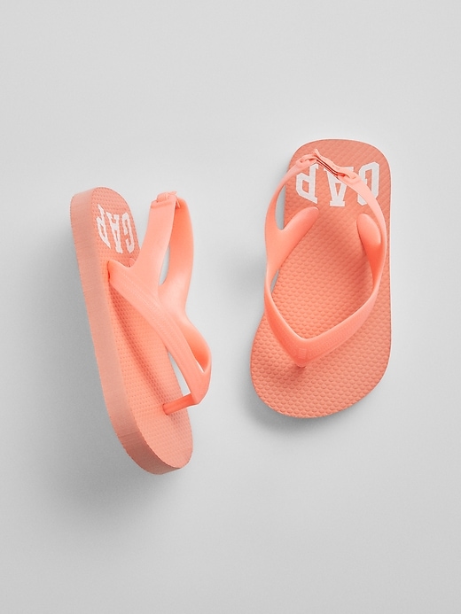 Image number 3 showing, babyGap Logo Flip Flops