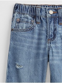 View large product image 3 of 3. babyGap Destructed '90s Original Straight Jeans with Washwell
