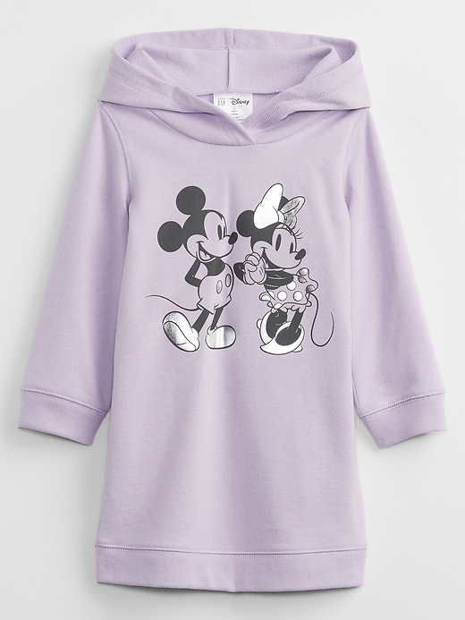 Image number 1 showing, babyGap &#124 Disney Mickey Mouse and Minnie Mouse Hoodie Dress