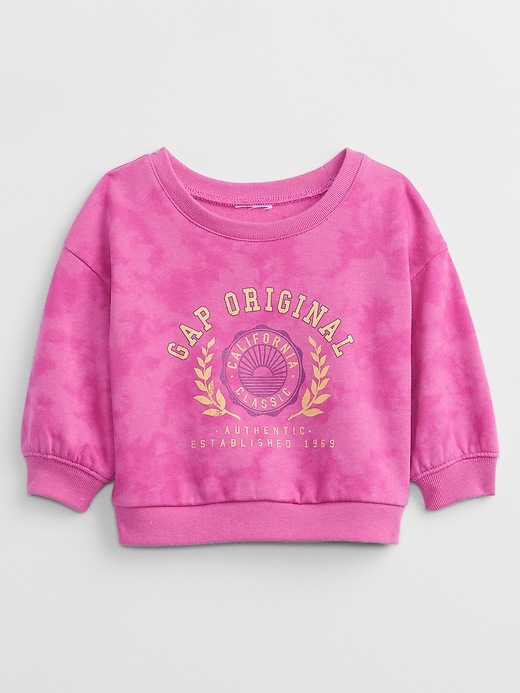 View large product image 1 of 1. babyGap Tie-Dye Graphic Sweatshirt