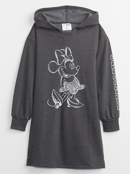 GapKids &#124 Disney Minnie Mouse Graphic Hoodie Dress