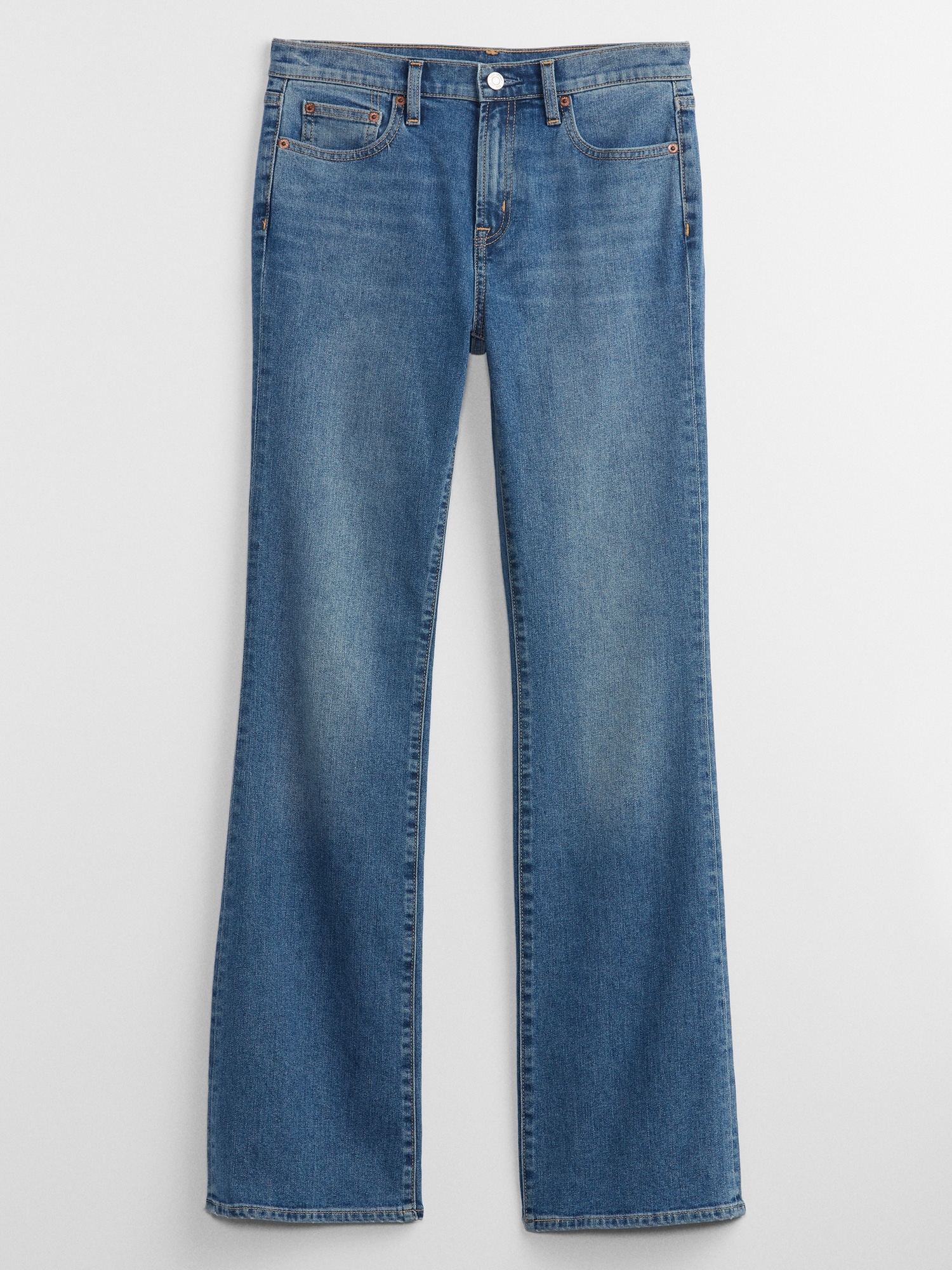 Mid Rise Bootcut Jeans