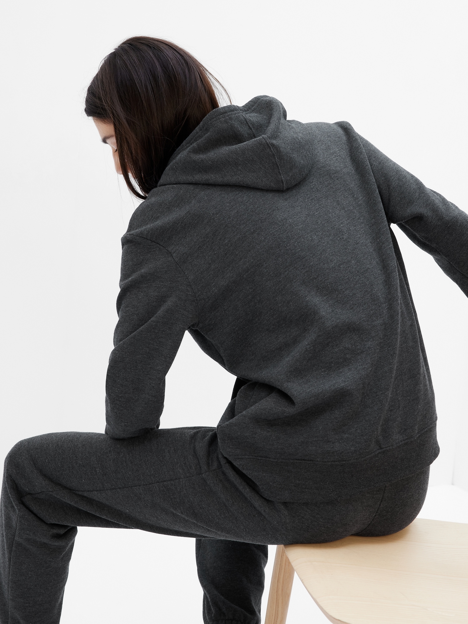 Gap Factory Gap Logo Hoodie In Black