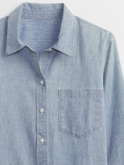 Image number 4 showing, Chambray Easy Shirt