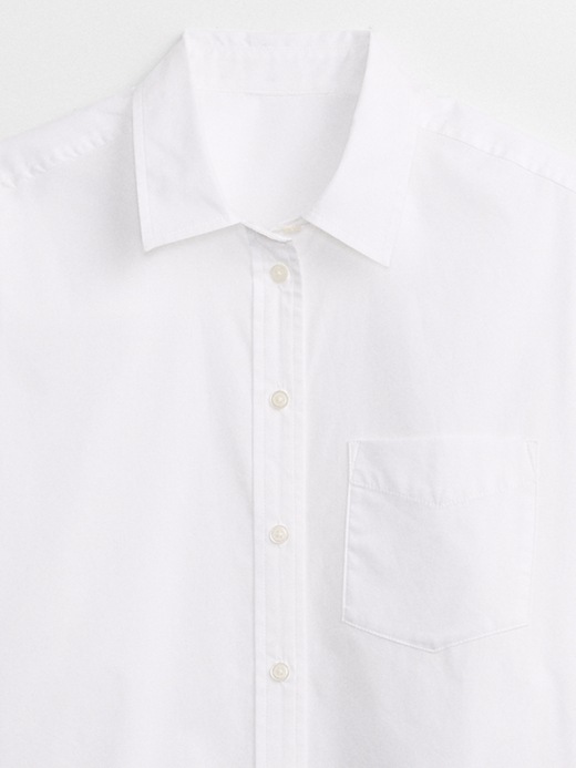Image number 5 showing, Poplin Big Shirt