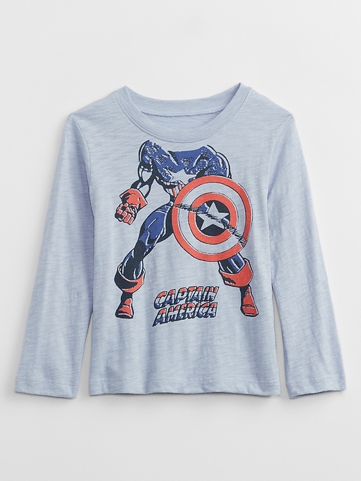 View large product image 1 of 1. babyGap &#124 Marvel Captain America Graphic T-Shirt