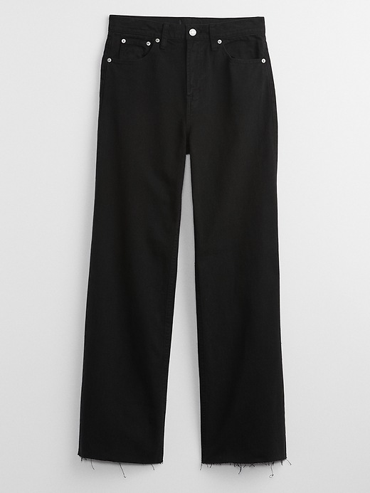 Image number 5 showing, High Rise Wide-Leg Jeans with Washwell