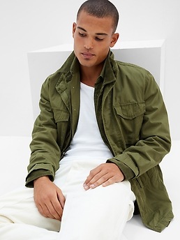 ジャケット・アウター ORGANICWOOLSURVIVALCLOTH UTILITY JACKET cn29401163.jpg