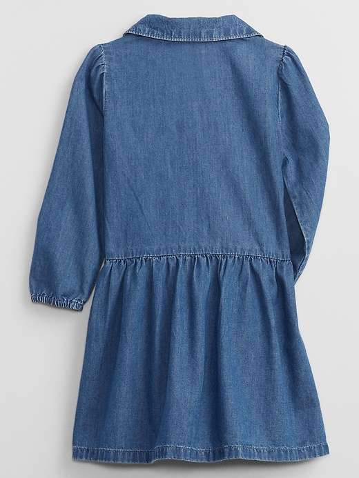 View large product image 2 of 2. babyGap Chambray Dress
