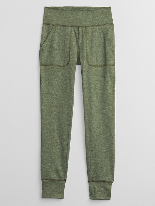View large product image 1 of 1. GapFit Kids Brushed Jersey Joggers