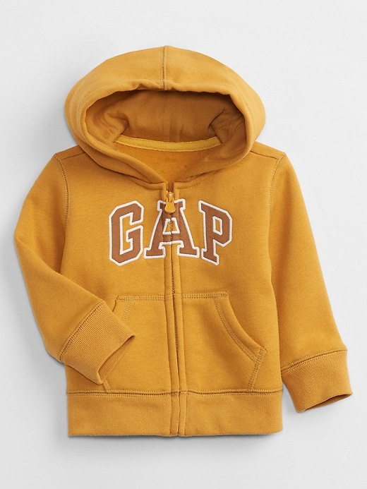 View large product image 1 of 4. babyGap Logo Zip Hoodie
