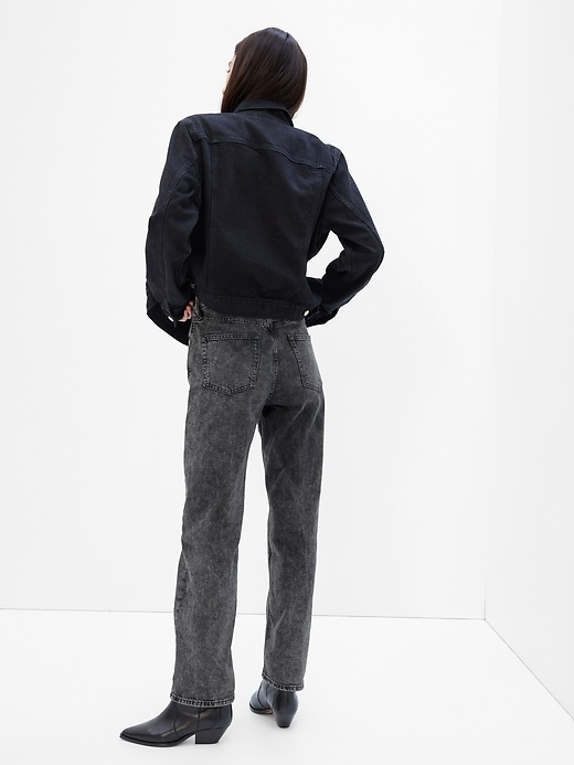 ★★ ★★ Women's 90s loose fit black denim 47B92 cn29543335.jpg