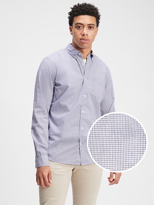 View large product image 1 of 1. Poplin Shirt in Slim Fit