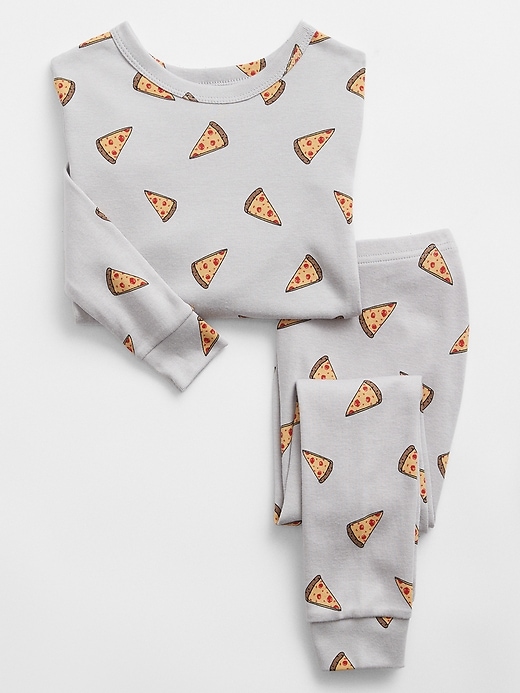View large product image 1 of 1. babyGap 100% Organic Cotton Pizza PJ Set