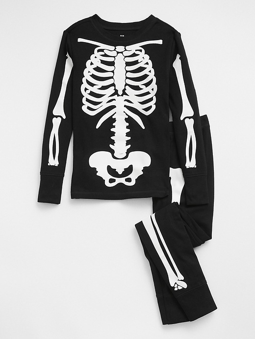 GapKids &#124 100% Organic Cotton Skeleton PJ Set