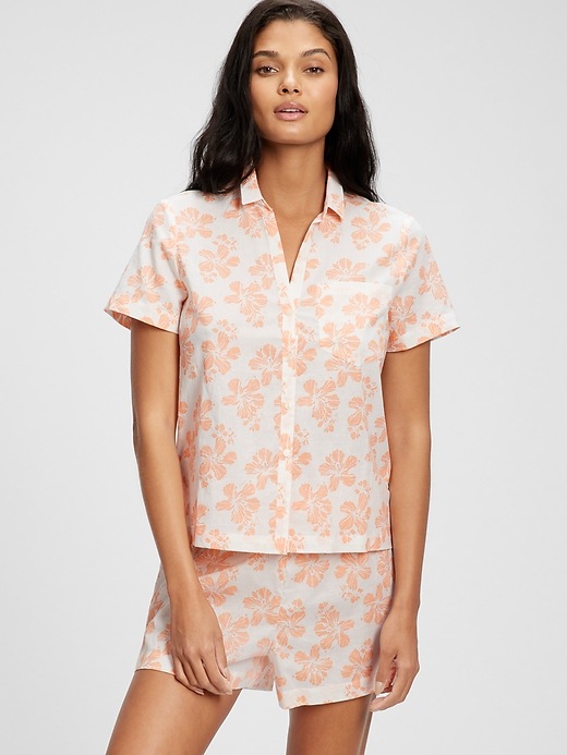 Image number 1 showing, Poplin PJ Shirt