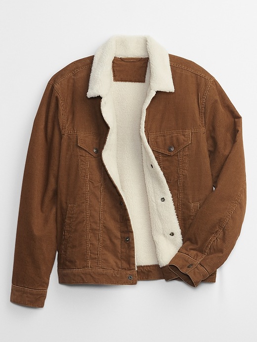 Image number 4 showing, Corduroy Sherpa Icon Jacket with Washwell