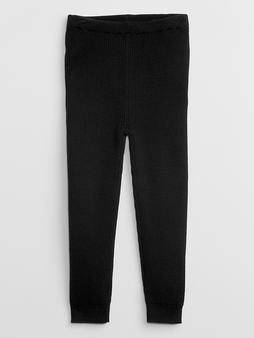 View large product image 1 of 1. babyGap Ribbed Sweater Leggings