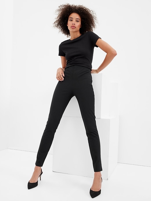 Image number 5 showing, High Rise Skinny Ankle Pants in Bi-Stretch