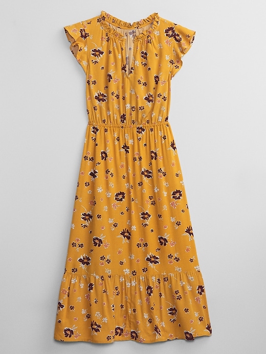 Image number 3 showing, Tiered Flutter Midi Dress
